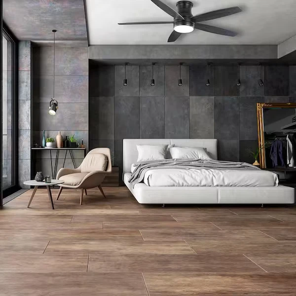 Home Decorators Ashby Park 60 in LED Black Ceiling Fan w/Remote - Free Shipping - Image 3 of 4