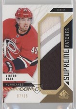 2018-19 Upper Deck SP Game Used Supreme Patch 7/15 Victor Rask #PA-VR Patch 2d8