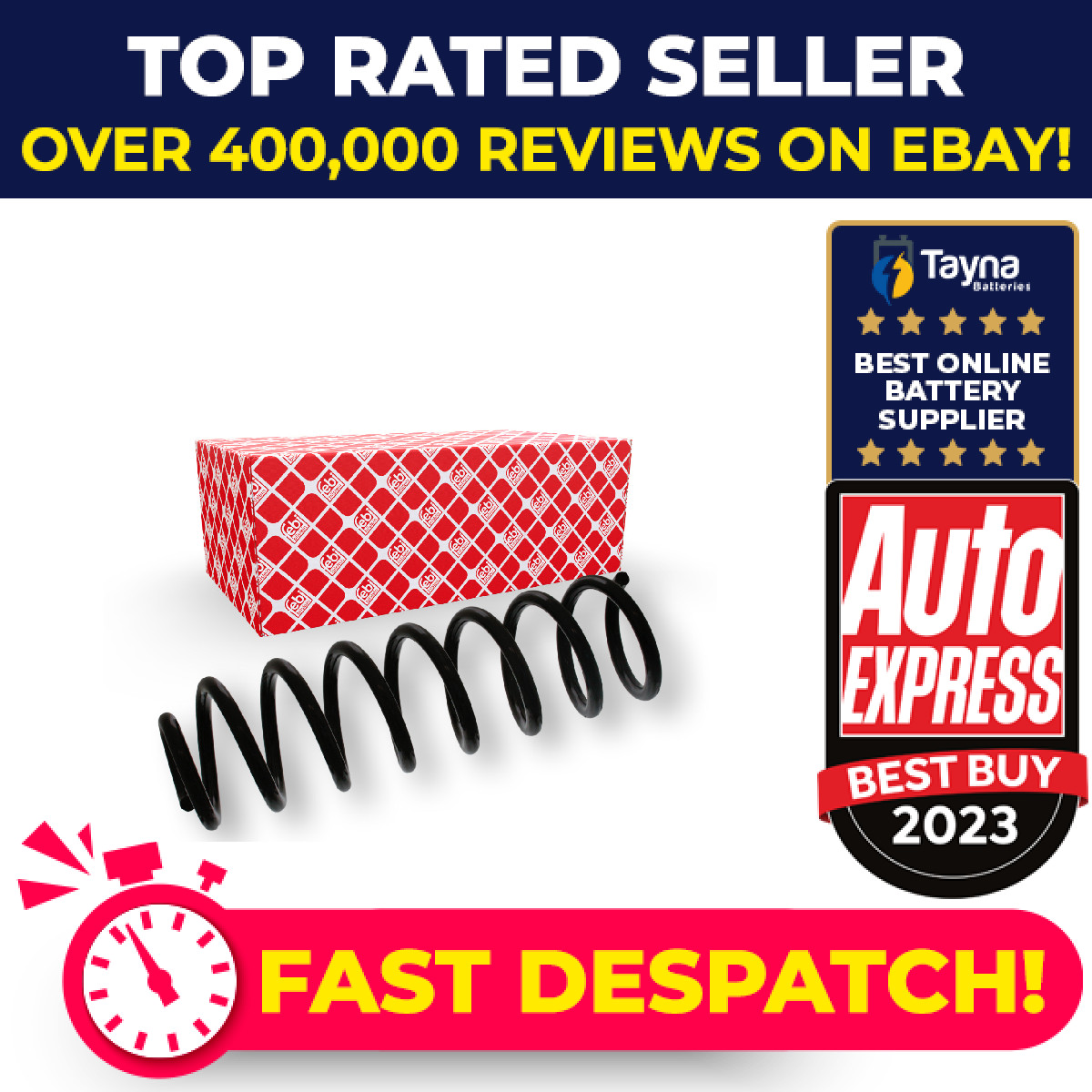 Coil Spring Front 46834 Febi Suspension A2113210304 2113210304 Quality New