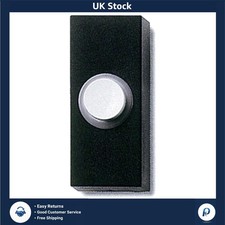 Illuminated Door Bell Push Button - Black, 70ccm Cylinder Kit