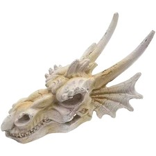 Shrimp Hideout Aquarium Decor Resin Dragon Skull Ornament Fish Tank Shelter