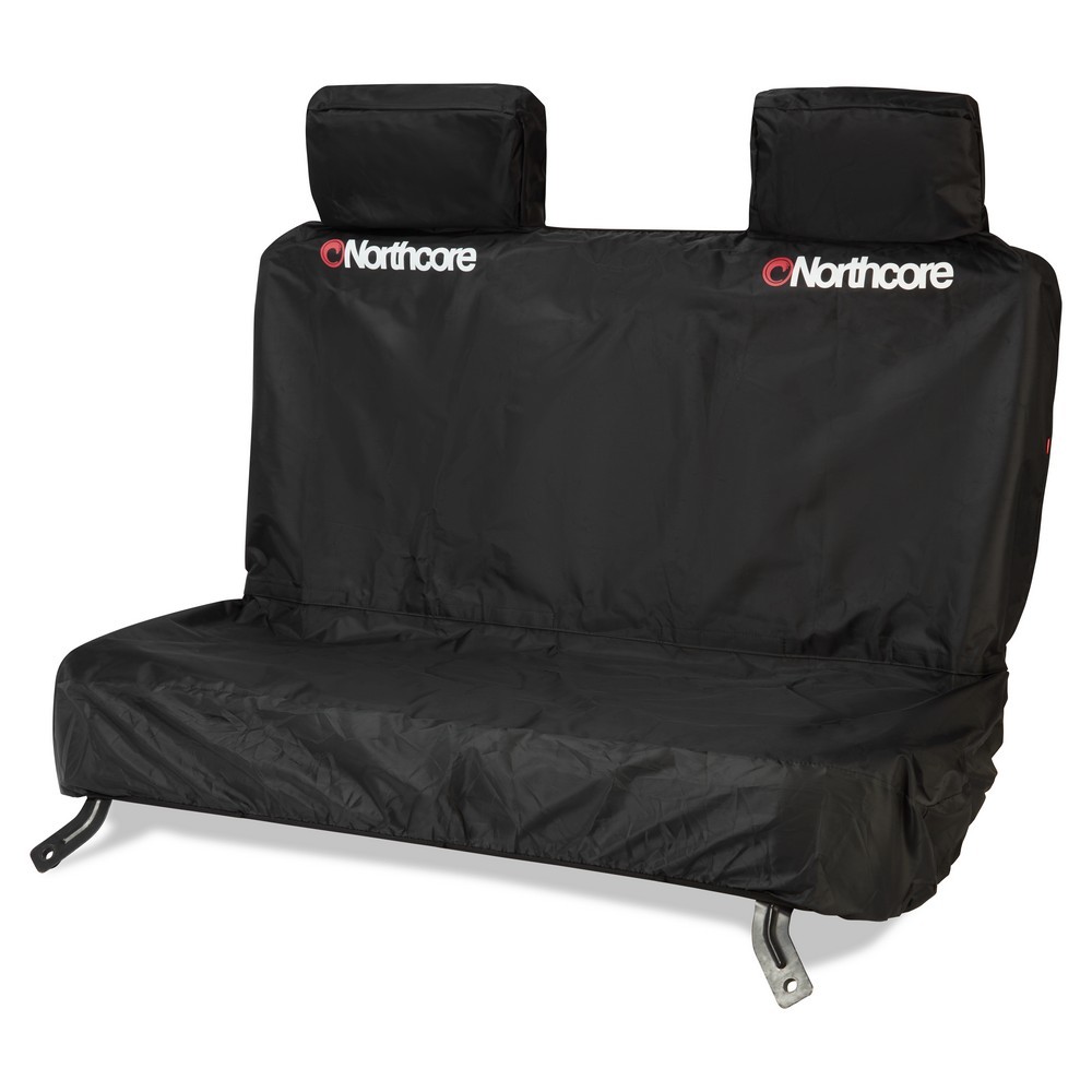 Northcore Waterproof Surf Rear Triple Car Seat Cover Black