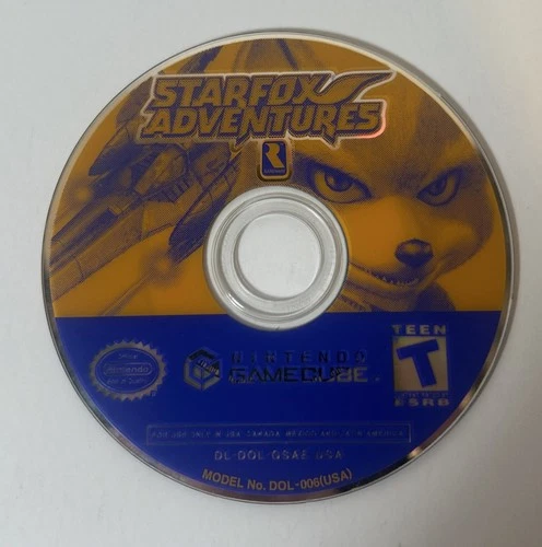 Star Fox Adventures Nintendo GameCube Disc Only Tested Clean