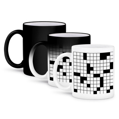 3Drose Crossword Pattern Magic Transforming Mug 11-Ounce Mug_63037_3