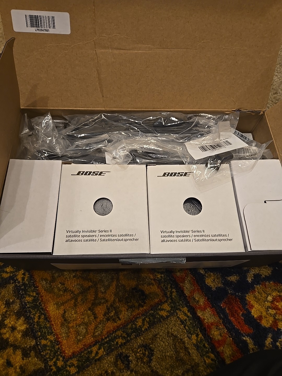 Bose Wireless Surround Speakers 120V (809281-1100) Black new