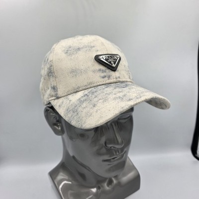 New Fashion Triangle Logo Baseball Cap Hat Unisex Adjustable White