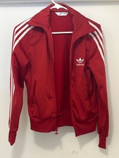 Vintage Men  s Small Adidas Red White Jacket Soccer Track Jacket