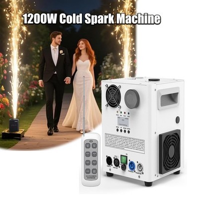 1200W Cold Spark Machine Stage Effect Firework Machine DMX Event Party Wedding