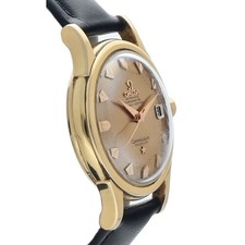 Vintage Omega Constellation Rose Gold 35 mm Pie Pan Dial Automatic Wrist Watch 3