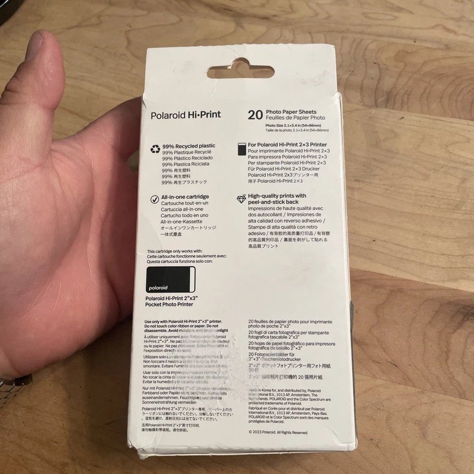 Polaroid - Hi·Print 2x3 Paper Cartridge - 20 Sheets - Image 3 of 4