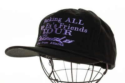 Sicko Ex'S Tour Trucker Black Cap Hat Brand Old Clothes Vector Used 250713 Men'S