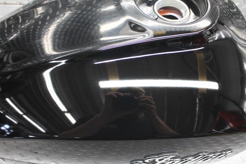 2017 INDIAN SCOUT SIXTY BLACK GAS TANK FUEL PETROL RESERVOIR (HAS MINOR DAMAGE) - Picture 17 of 24
