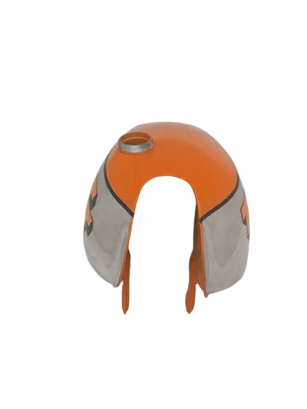 YAMAHA XT TT 500 TANQUE GASOLINA PINTADO NARANJA CROMO MODELO 1U6, 1980 |Apto para Foto 2 de 4