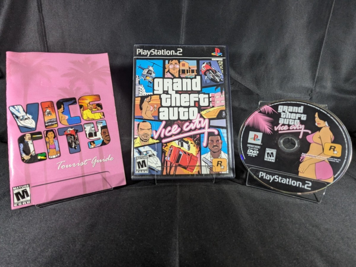 PS2 -CIB- Grand Theft Auto Vice City (Sony Playstation, 2)