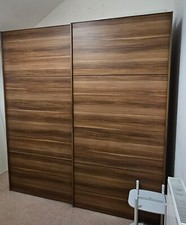 Contemporary wardrobe 2 sliding door 4 drawers/rails 200cm excellent condition