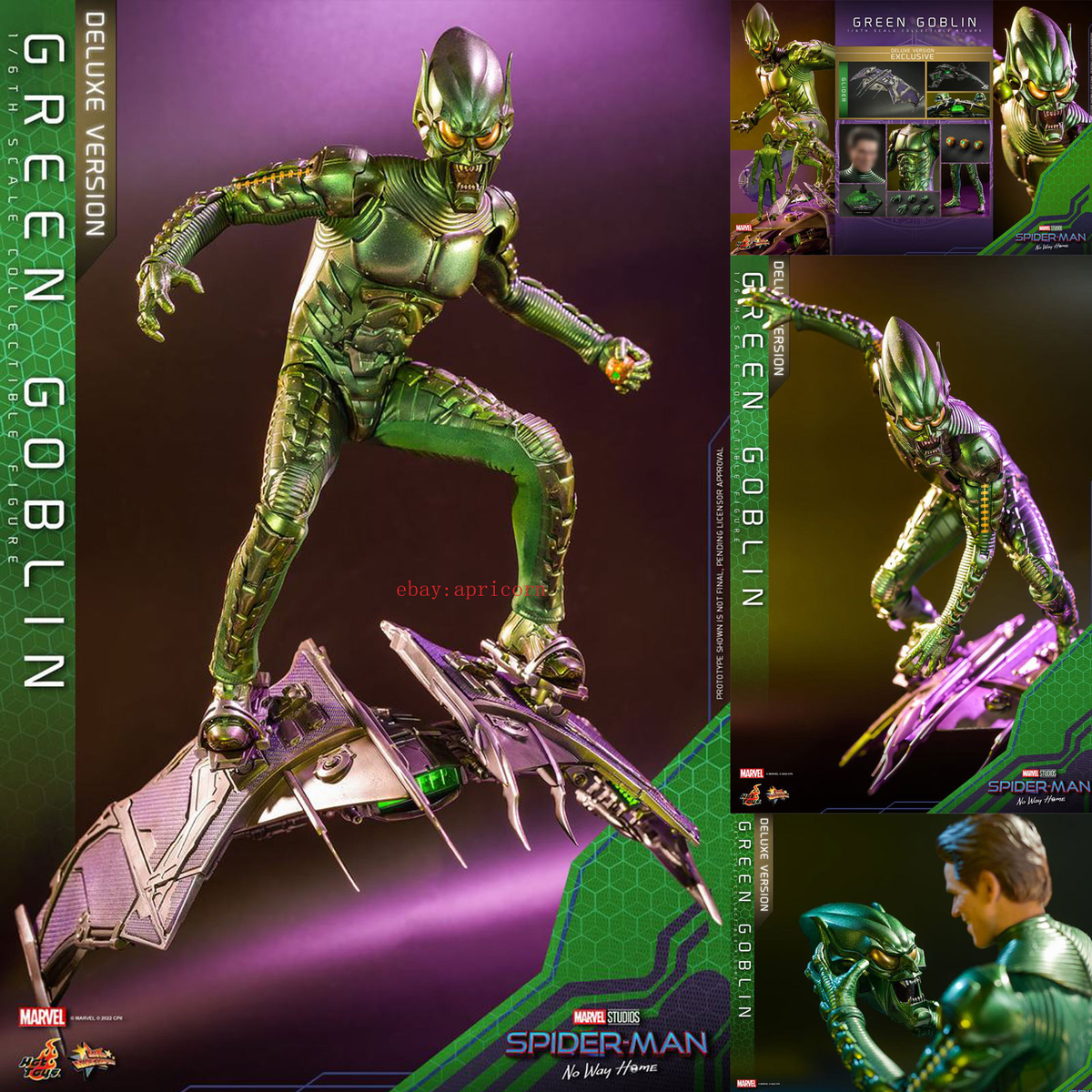 HOTTOYS HT MMS631 Green Goblin 1/6 Action Figure Deluxe Edition IN