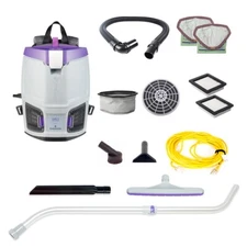 ProTeam 107713 GoFit 3, 3 qt. Backpack Vacuum w/ Xover Telescoping Wand Kit