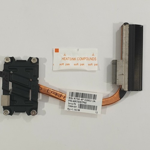 HP Pavilion 15-E Kühlkörper Kühler Lüfter Wärmeleitpaste Heatsink