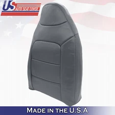 2001 2002 2003 Ford Explorer Sport Front Passenger Top Leather Seat Cover Gray
