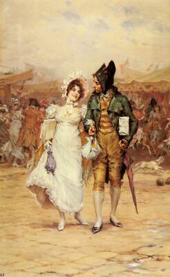 Frederick Hendrik Kaemmerer A Day at the Carnival Art Print Decor