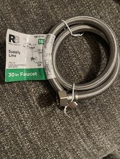 Reliabilt 30" Faucet Supply Line 1/2" FIP x 1/2  FIP Braided Stainless Steel