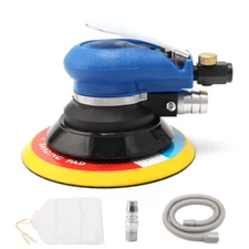 Air Body Random Orbital Palm Auto Sander Sanding Pneumatic Vacuum Cleaner 5" 6''