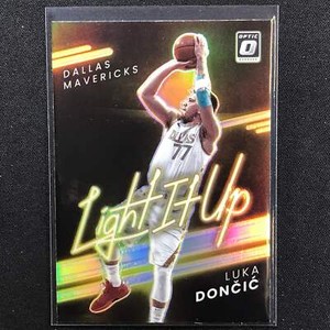 2021-22 Donruss Optic LUKA DONCIC Light It Up Holo Silver #10