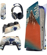 PlayVital The Great Wave Nylon Anti-Scratch Dust Cover for ps5 Dustproof Sleeve