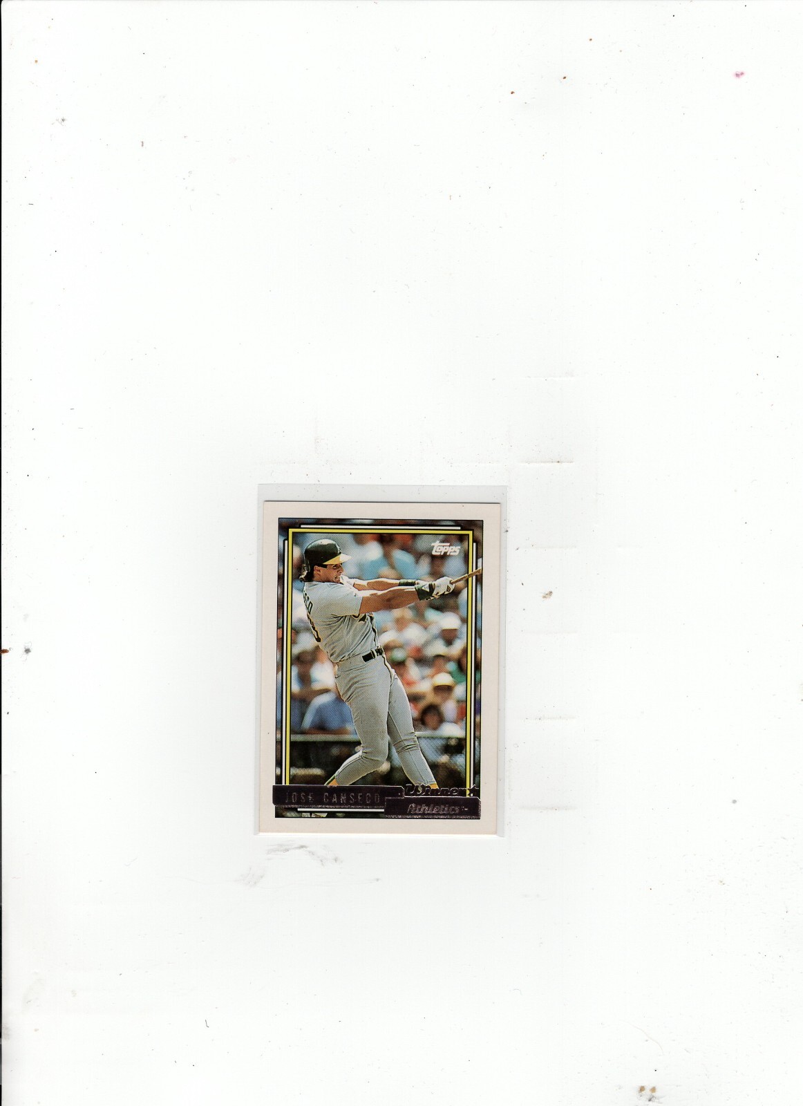 1992 Jose Canseco Topps GOLD Winner #100 Free Shipping (C-681)