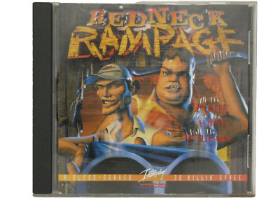 ULTRA RARE.. ~~ Redneck Rampage PC (1997) CD Game Compete & Perfect ~~ 