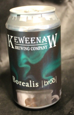 Michigan 12oz Craft - Keweenaw Brewing - BOREALIS BROO COFFEE INFUSED - 2017