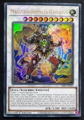 MAESTROFLAMMATA HYPERION Ultra Rare auf Italienisch GFP2-IT010 YUGIOH