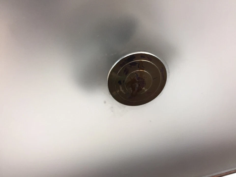 Accesorio de techo de bambú y vidrio Mid Century Foto 4 de 4