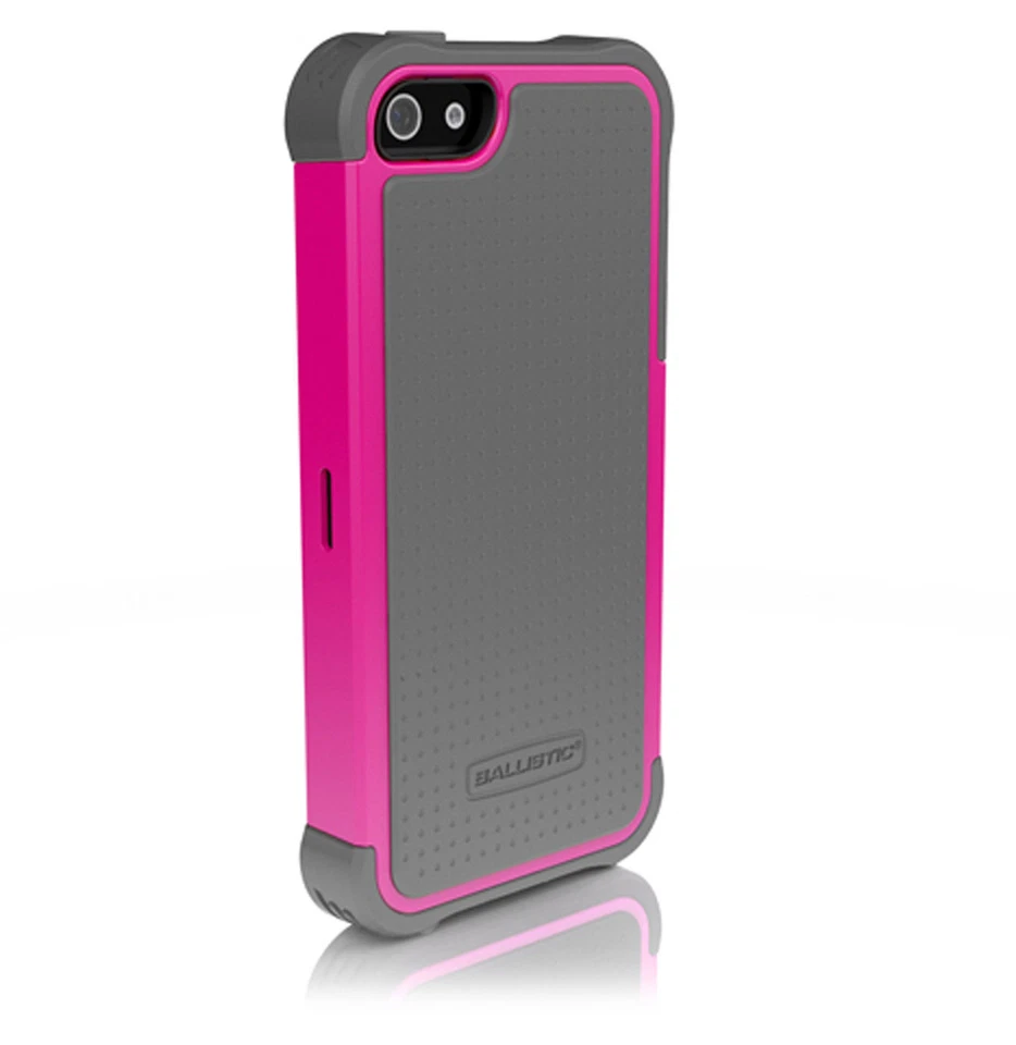 Funda Gel Carcasa Ballistic SG0926-M365 para Apple iPhone SE/5S/5 - Gris/Rosa Caliente Foto 2 de 4