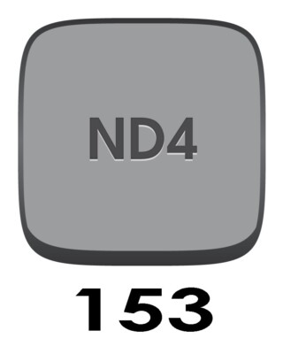 Cokin P153 84 x 84 mm Neutral Grey ND4X Filter - Neu