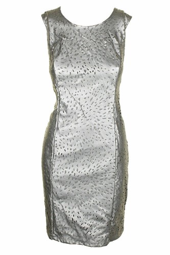faux leather dress Gold-Button Faux-Leather Dress | Dolce Cabo