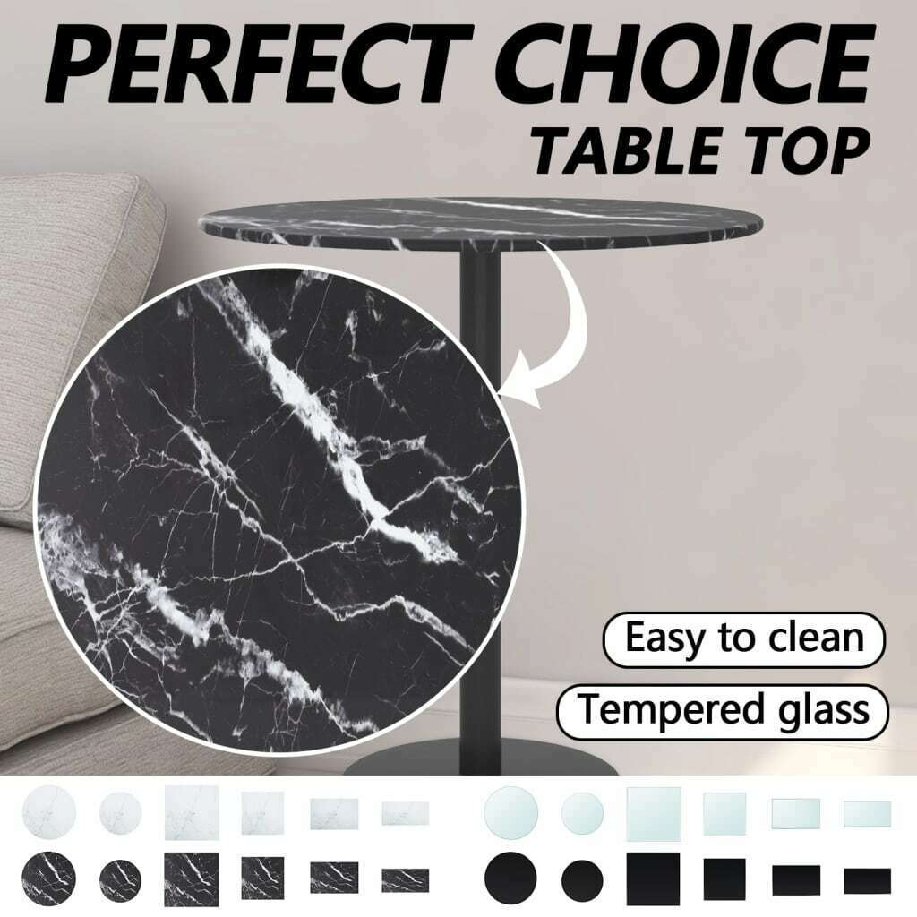 Round Tempered Glass Table Top Replaced Cover Dining Coffee Table
