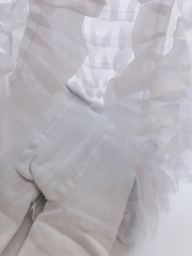 Girl Kids Winter Warm Fleece Plush Lace Tutu Skort Skirt Tights Stockings 2-6 yr - Picture 16 of 18