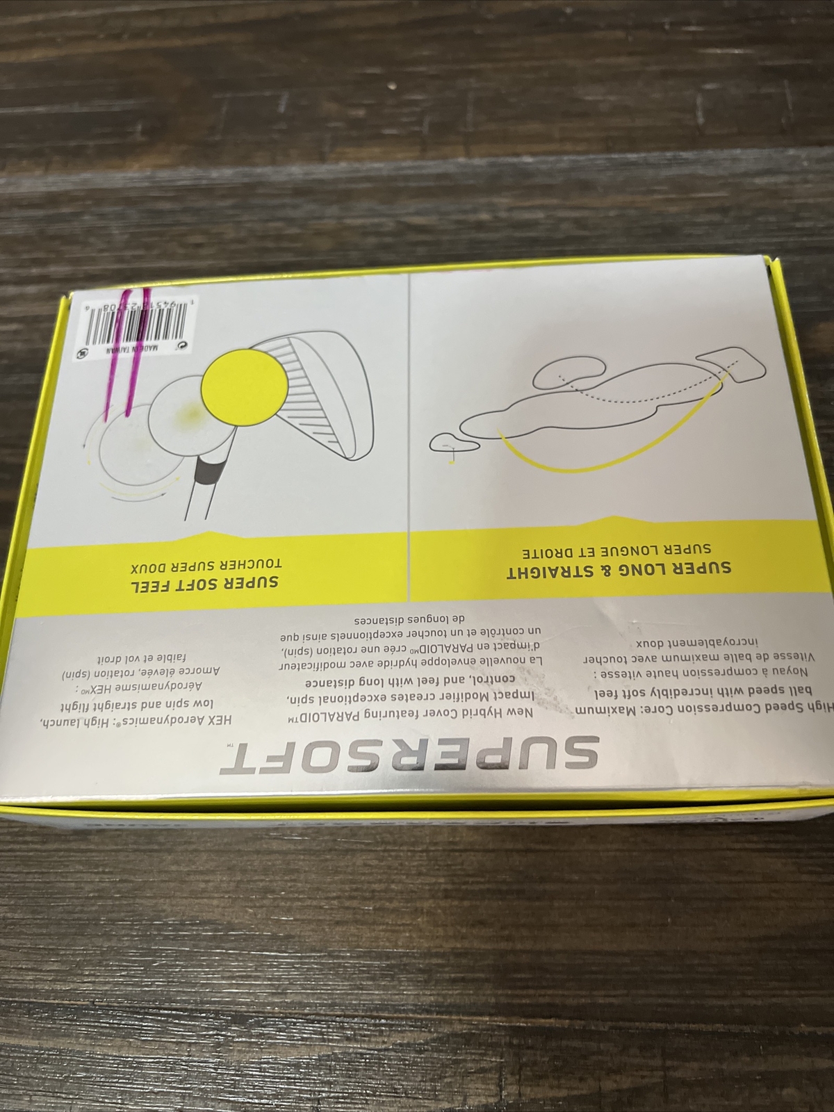 New Dozen Callaway Super Soft Super Long Super Straight Yellow Golf