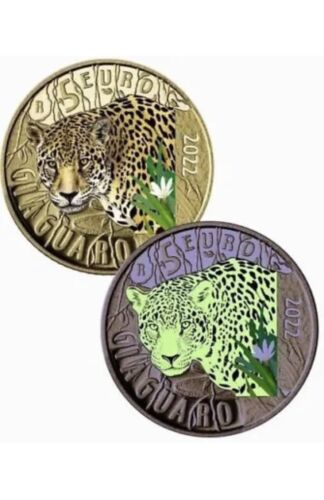 5 euro Italia giaguaro 2022 Mondo Sostenibile Animali in via di estinzione. - Foto 1 di 3