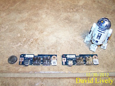 2x Lot Dell F234D Vostro 1510 1520 USB Firewire Board/Panels LS-4121P CN-0F234D
