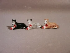 Wade Shetland Sheepdog Sheltie Whimsies  Black & White, Tan and Merle.  LE 125