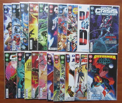 Dark Crisis on Infinite Earths 1-7 & Tie-ins Lot of 21 Young Justice DC 2022 NM
