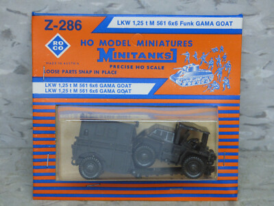 Roco Minitanks / (NEW) 1/87 Modern US M-561 Gama Goat ATV W/ Trailer Lot #5347K
