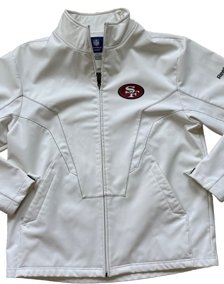Reebok San Francisco 49ers ジャケット L Vintage Reebok NFL San Francisco 49ers Team Issue Leather On