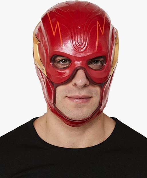 Flash Latex Overhead Mask - DC The Flash Movie - Costume Accessory