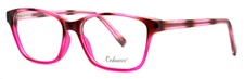 ENHANCE 3908 Fuchsia Womens Semi Cat Eye Full Rim Eyeglasses 54-15-145 B:40