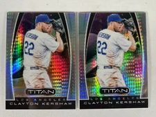 (2) 2019 Panini Titan Hyper Clayton Kershaw /299 Los Angeles Dodgers