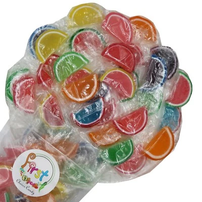 FIRST CHOICE CANDY JELLY FRUIT SLICE INDIVIDUALLY WRAPPED