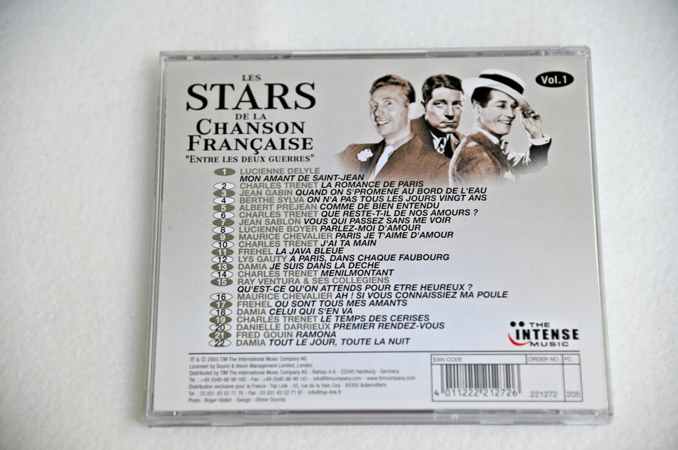 Les Stars de la Chanson Francaise - 4 CDs - Bild 3 von 4